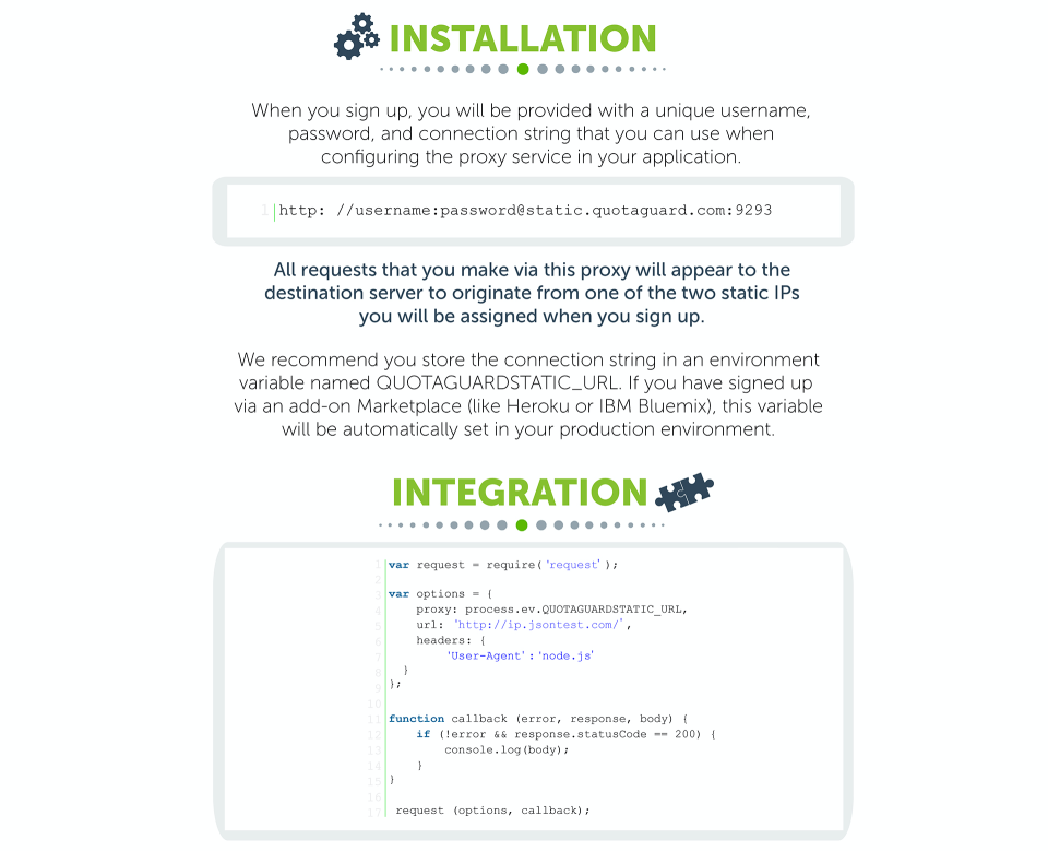 screenshot of Quotaguard