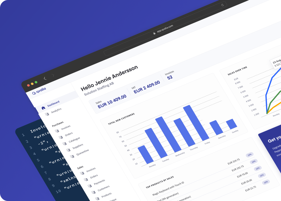 screenshot of Qvalia