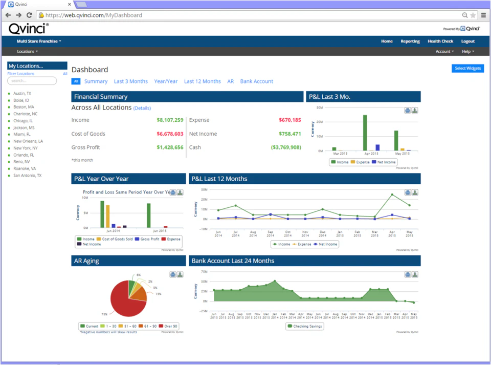 screenshot of Qvinci