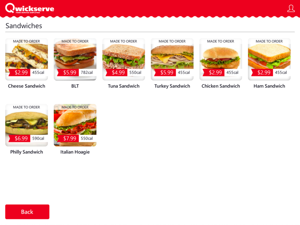 screenshot of QwickServe