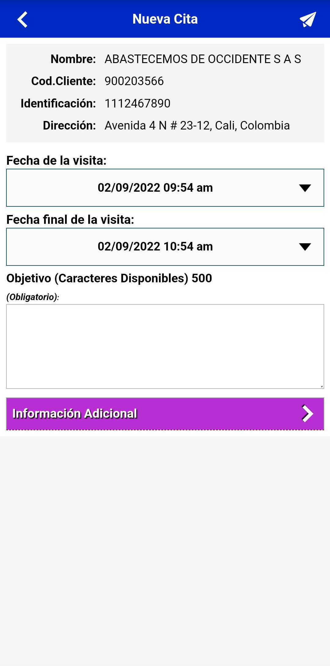 screenshot of R-Sales