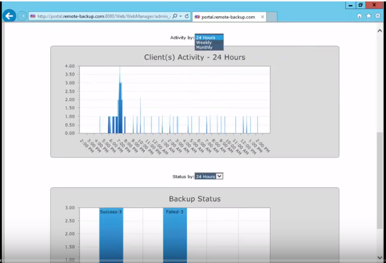 screenshot of RBackup