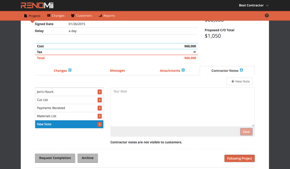 screenshot of RENOMii