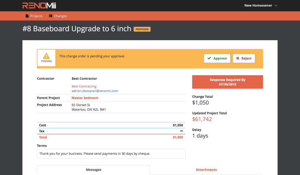 screenshot of RENOMii