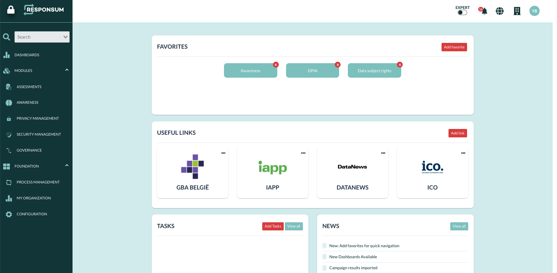 screenshot of RESPONSUM