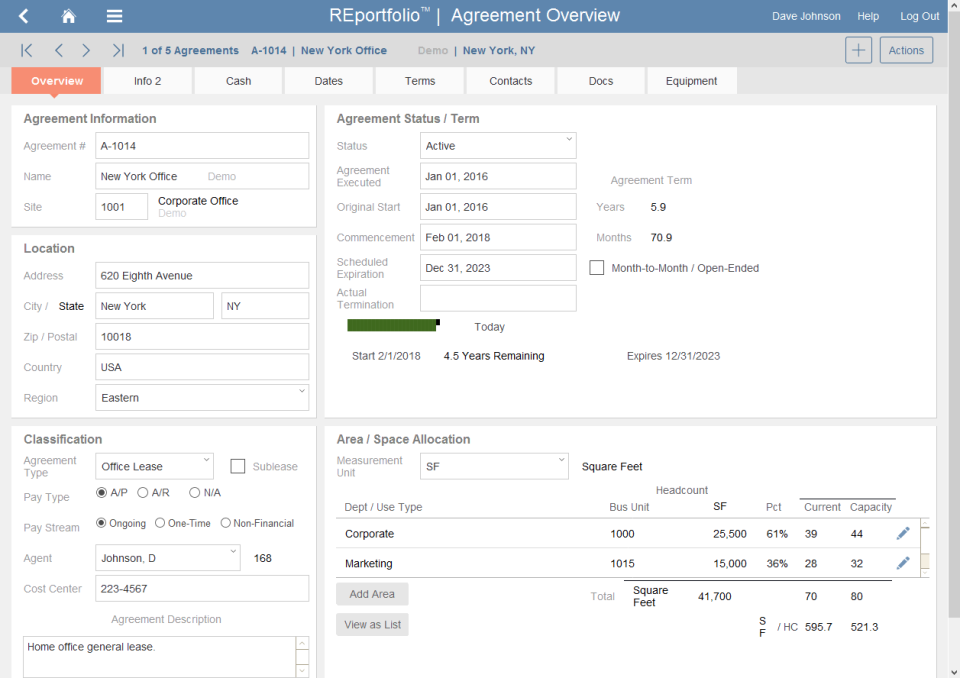 screenshot of REportfolio