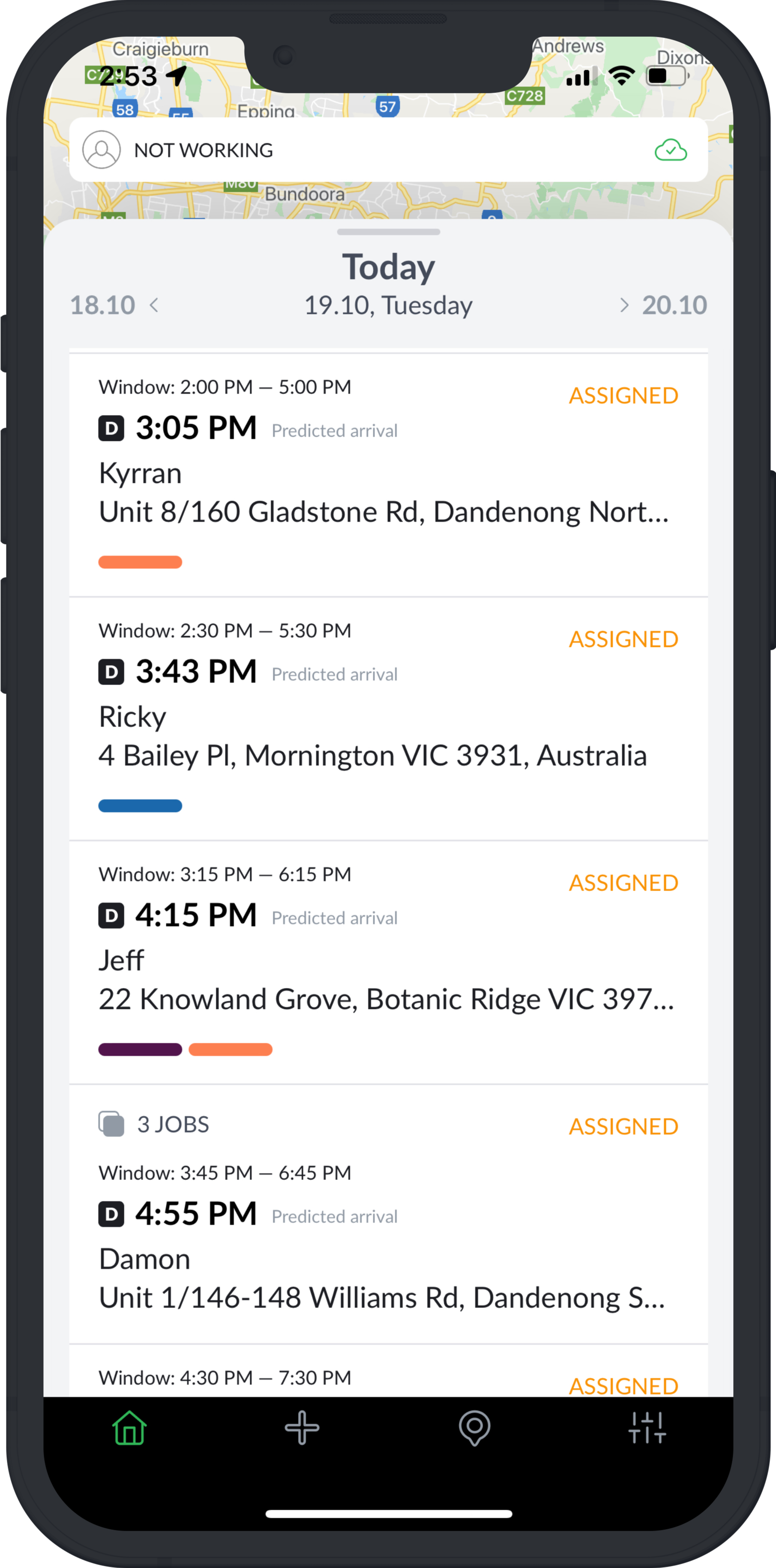 screenshot of Radaro