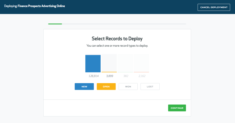 screenshot of Radius