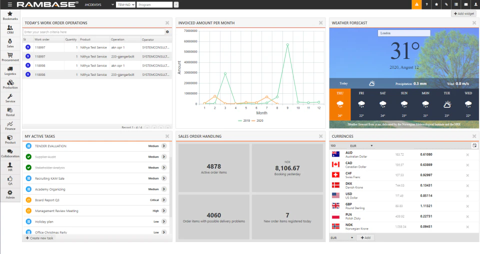 screenshot of RamBase