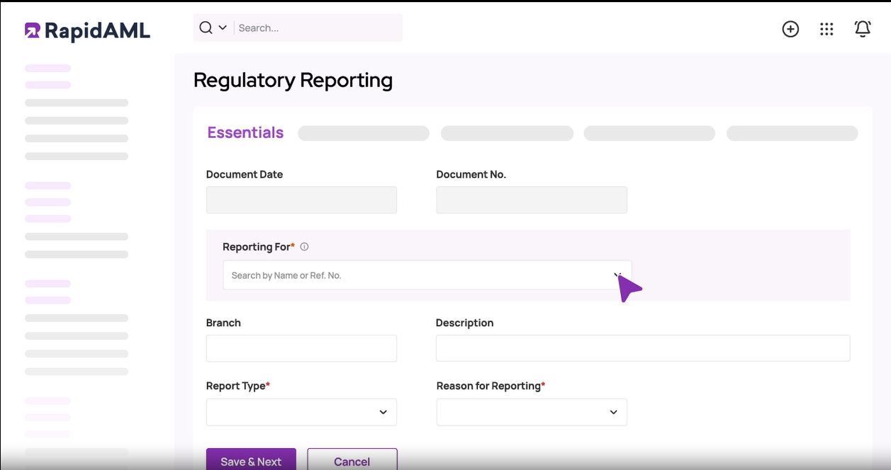 screenshot of RapidAML