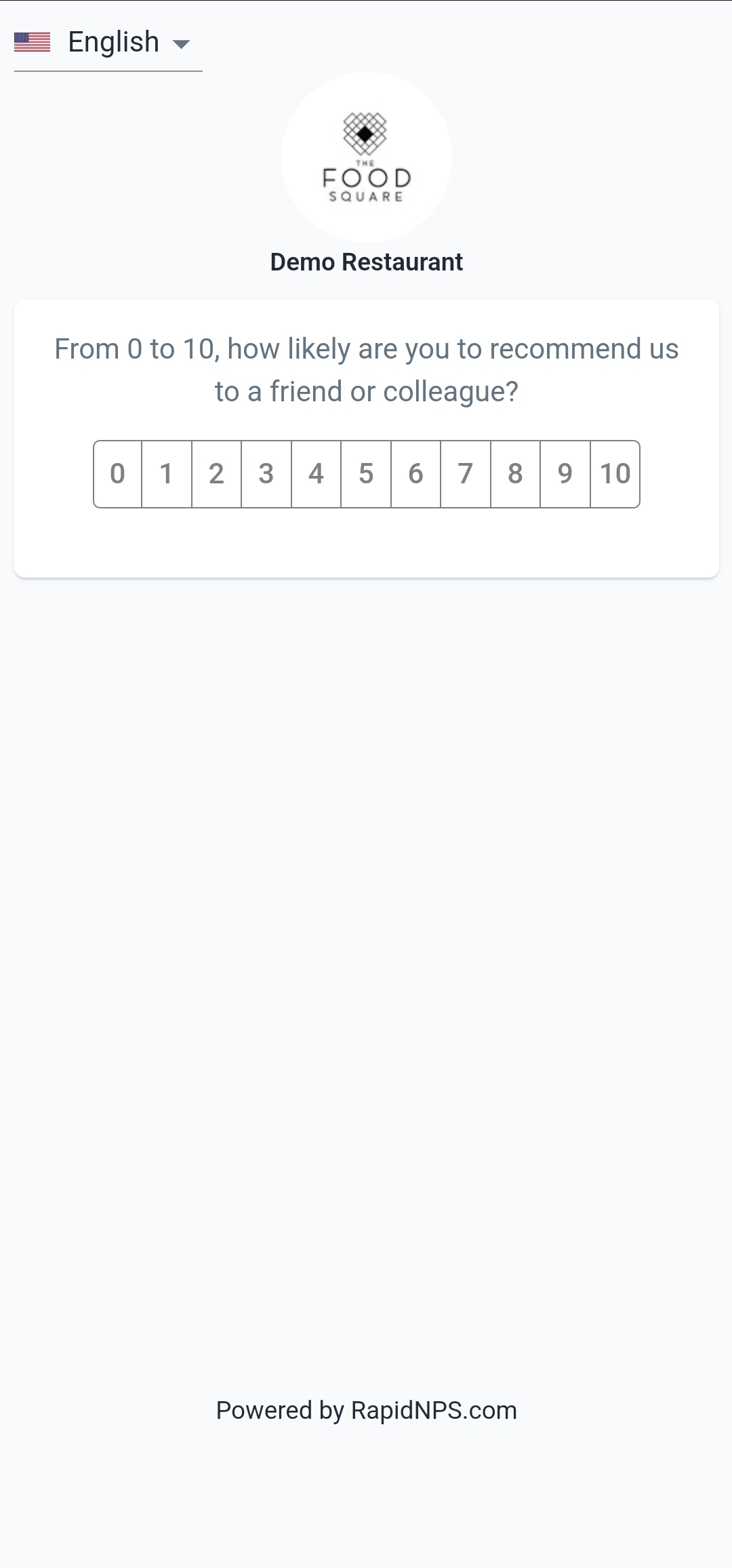 screenshot of RapidNPS