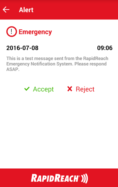 screenshot of RapidReach