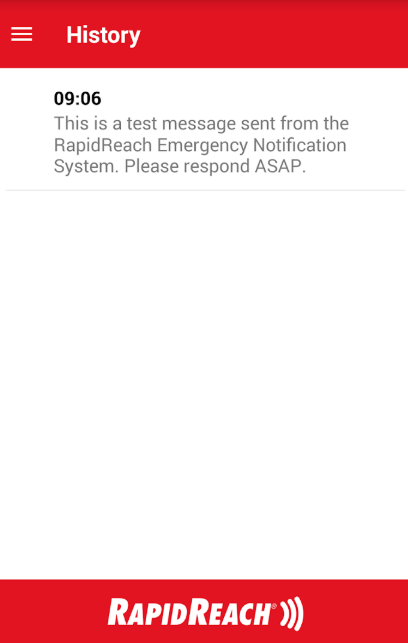 screenshot of RapidReach