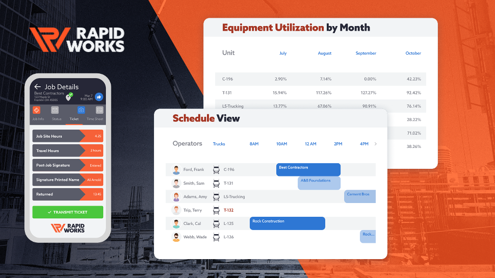 screenshot of RapidWorks