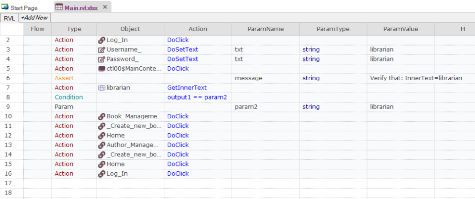 screenshot of Rapise