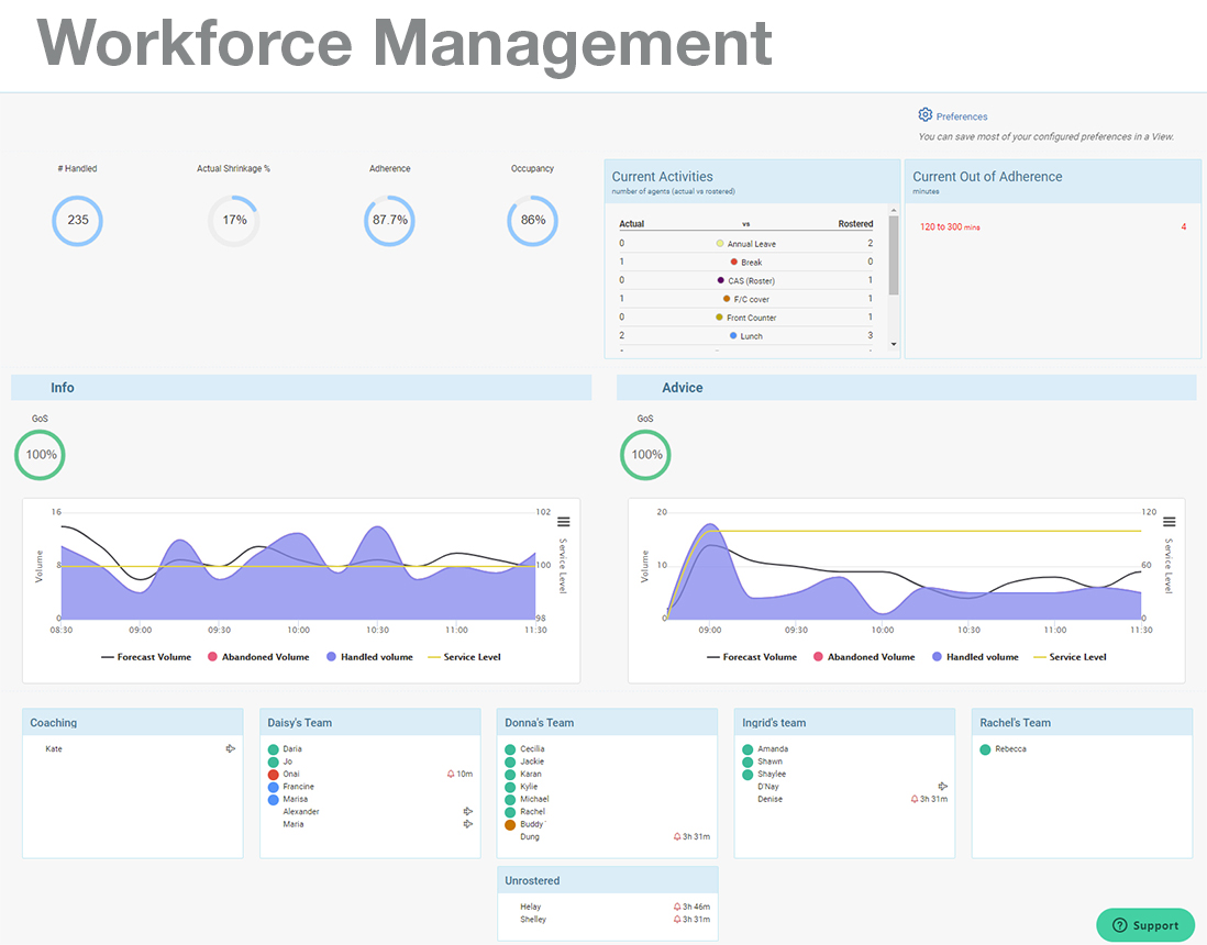 screenshot of RapportCMS