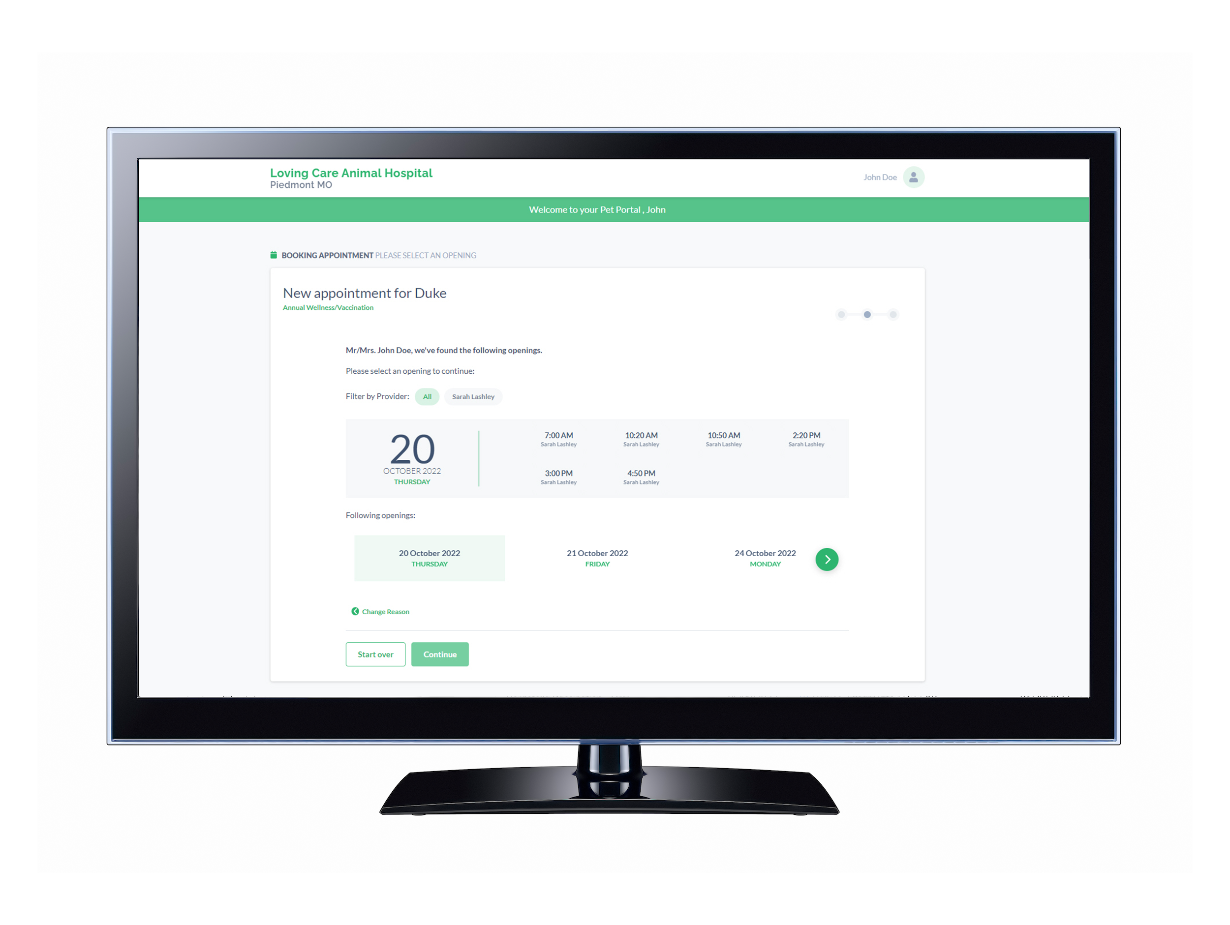 screenshot of Rapport