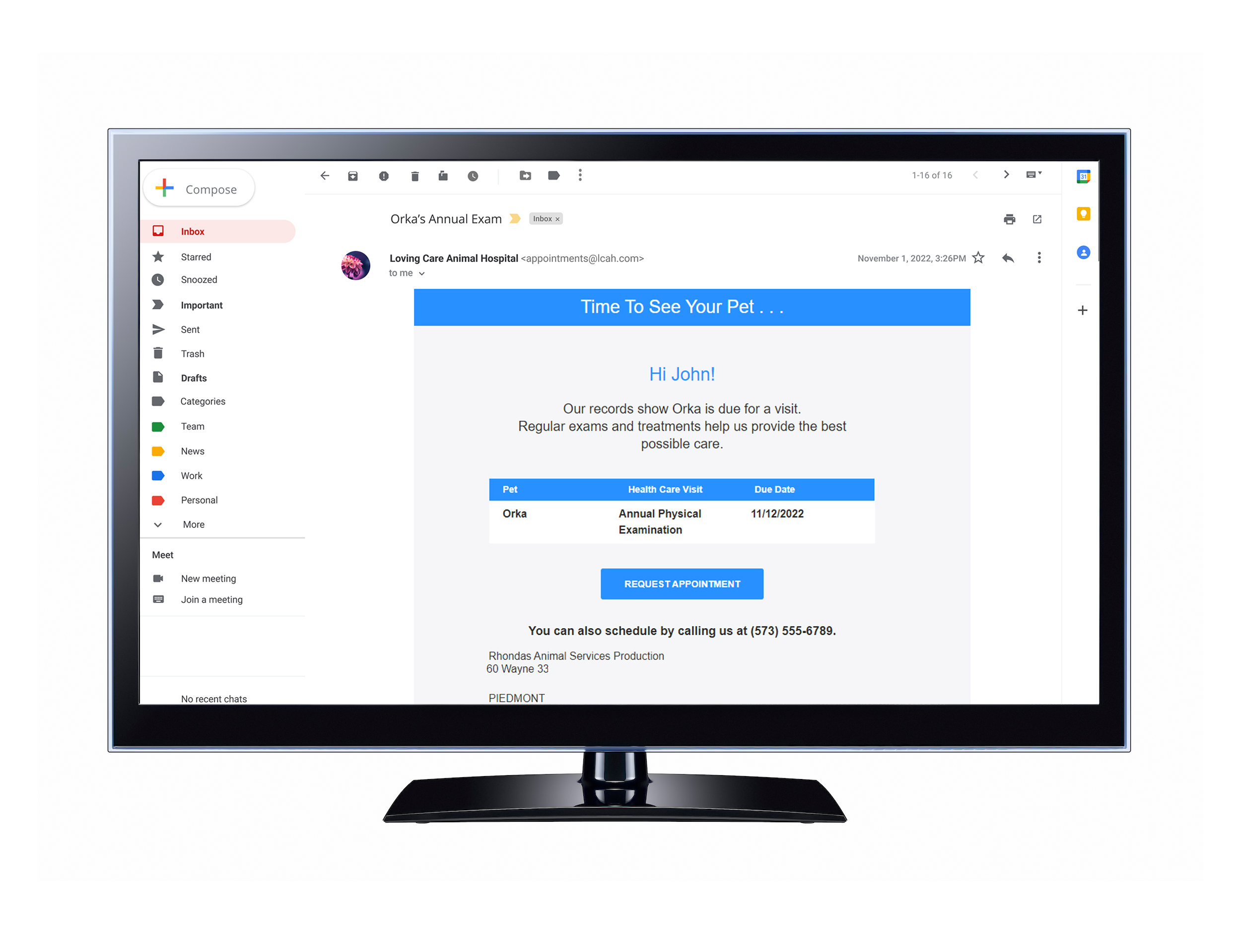 screenshot of Rapport