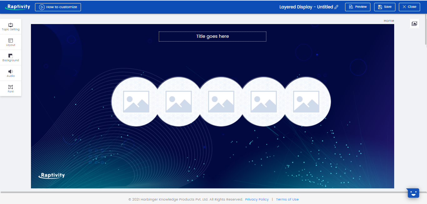 screenshot of Raptivity