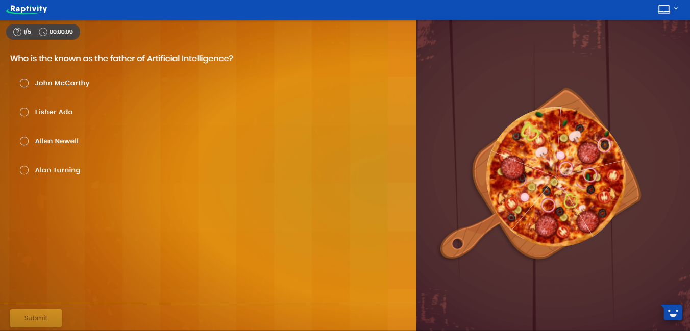 screenshot of Raptivity