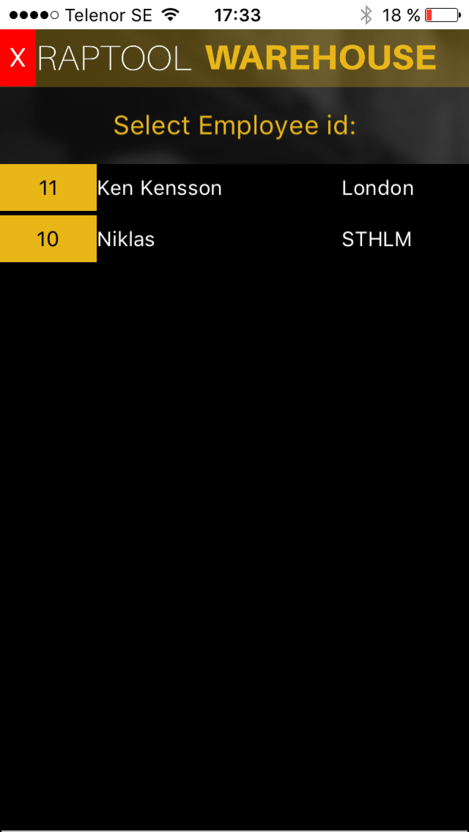 screenshot of Raptool