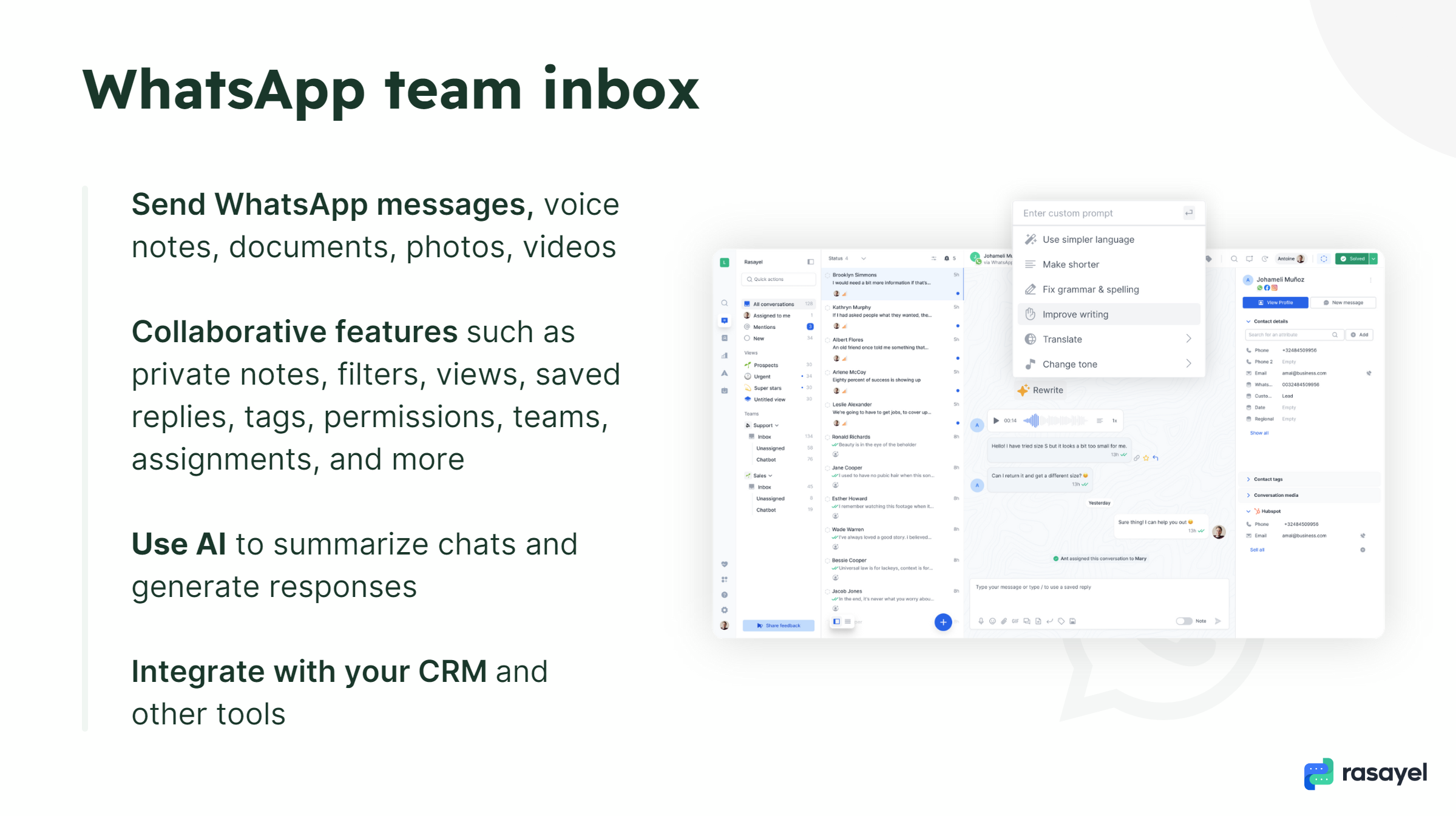 screenshot of Rasayel
