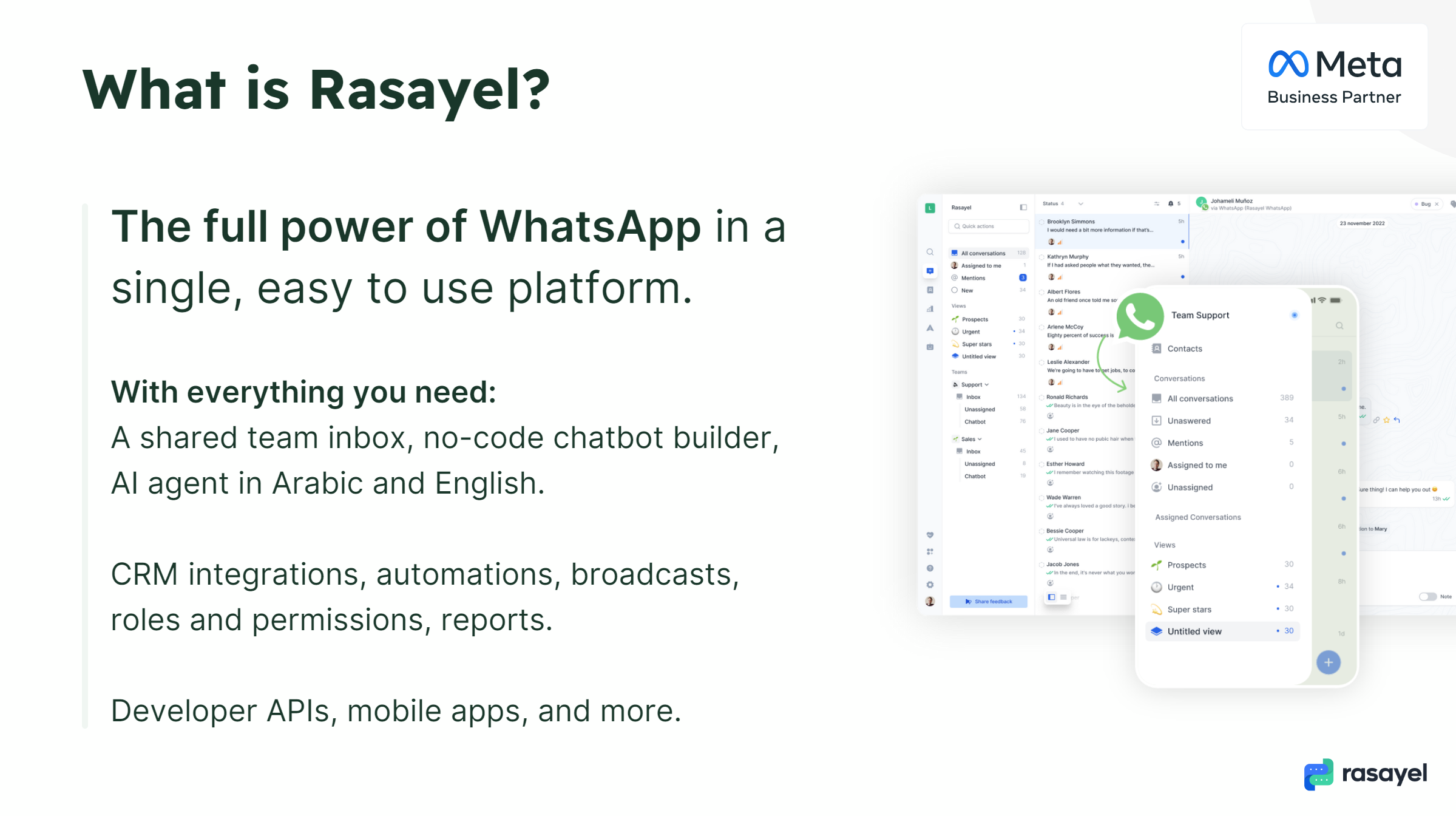 screenshot of Rasayel