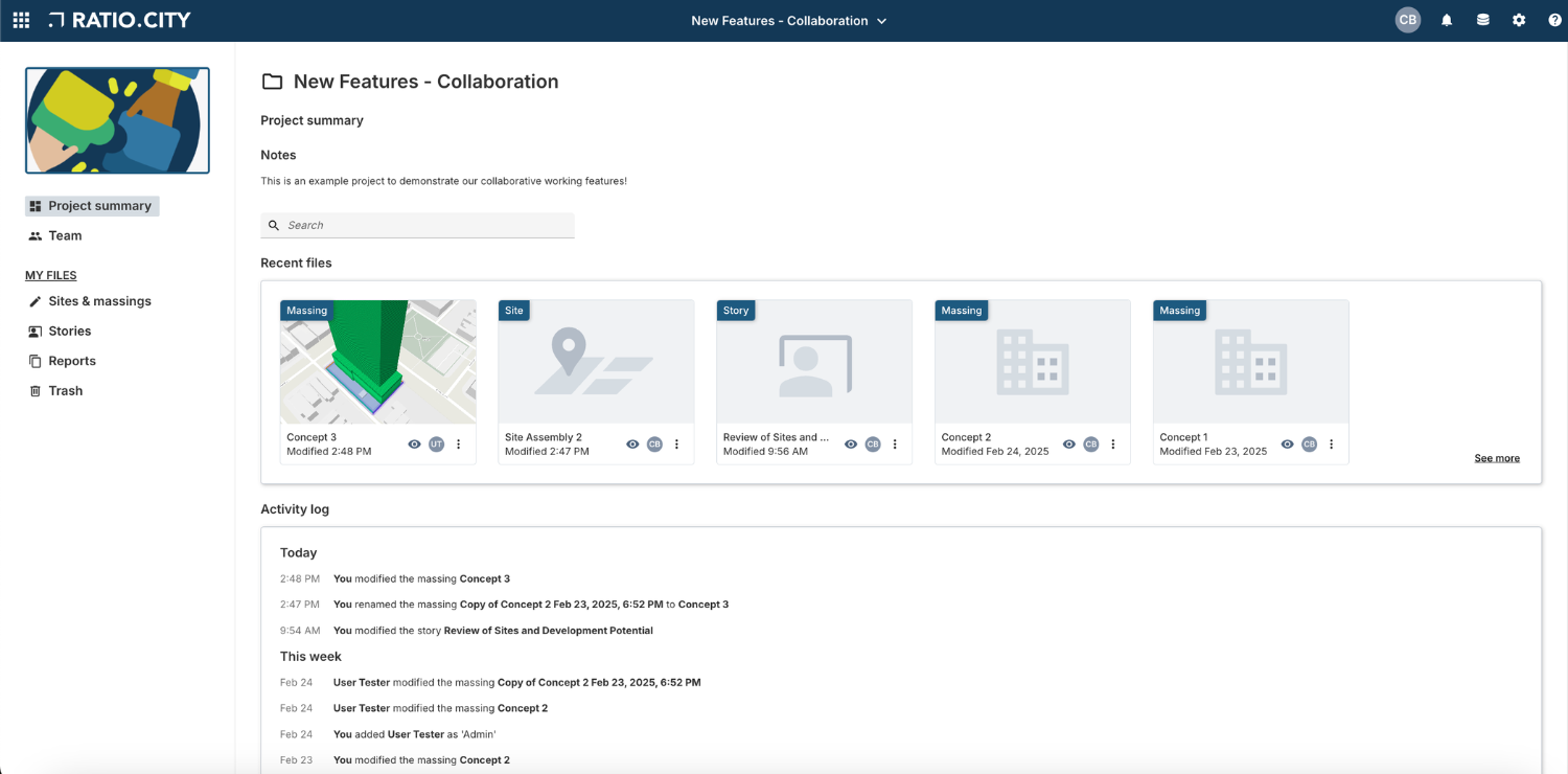 screenshot of Ratio.City