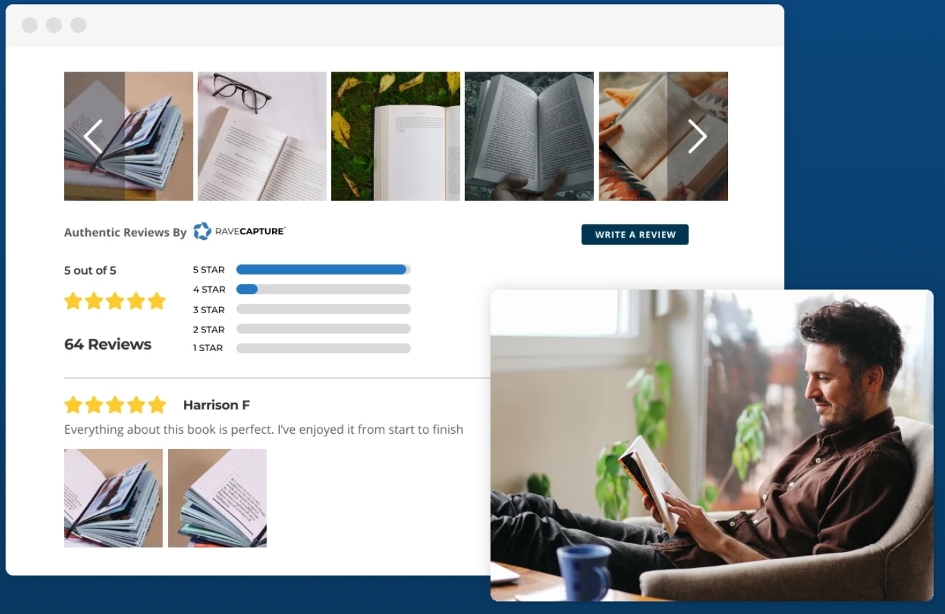 screenshot of RaveCapture
