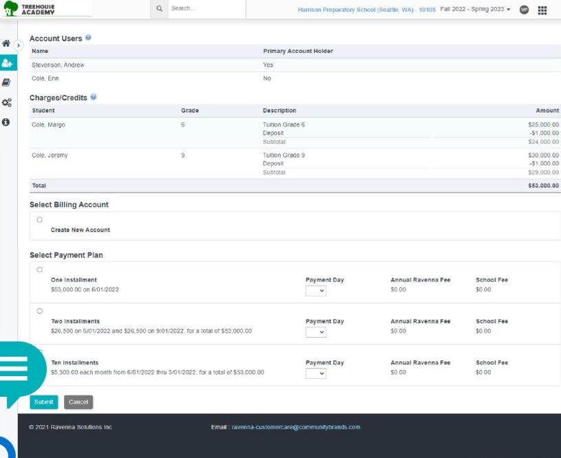 screenshot of Ravenna
