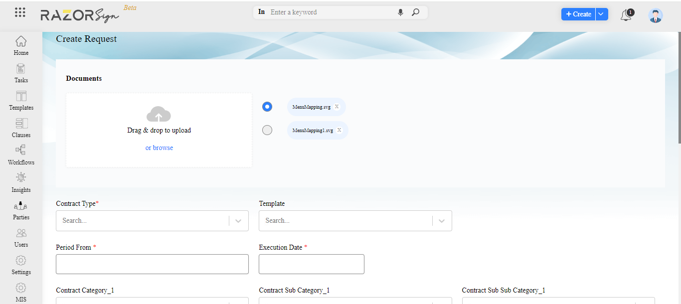 screenshot of RazorSign
