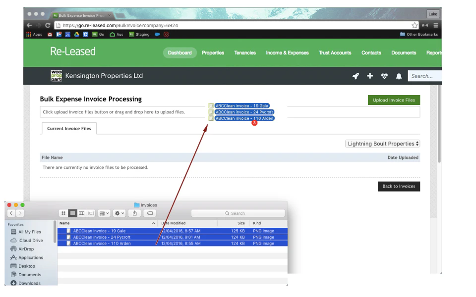 screenshot of Re-Leased