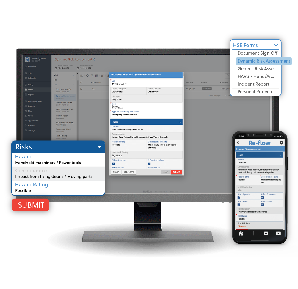 screenshot of Re-flow