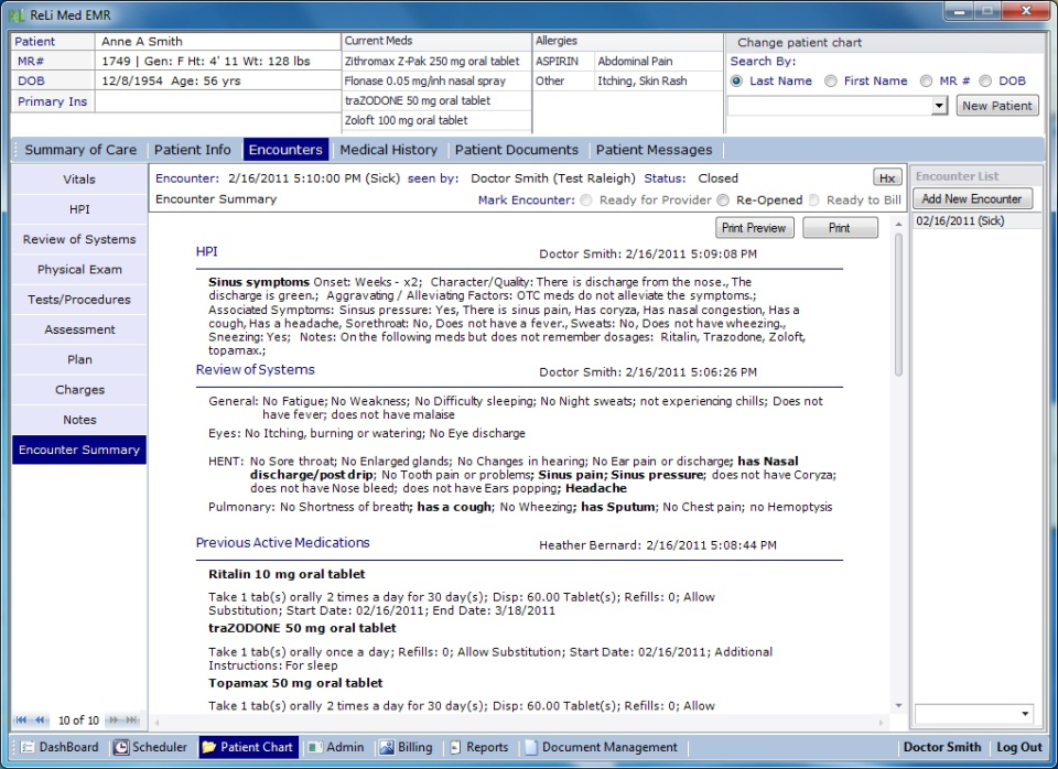 screenshot of ReLiMed