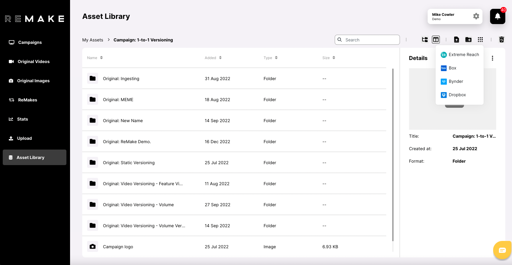 screenshot of ReMake