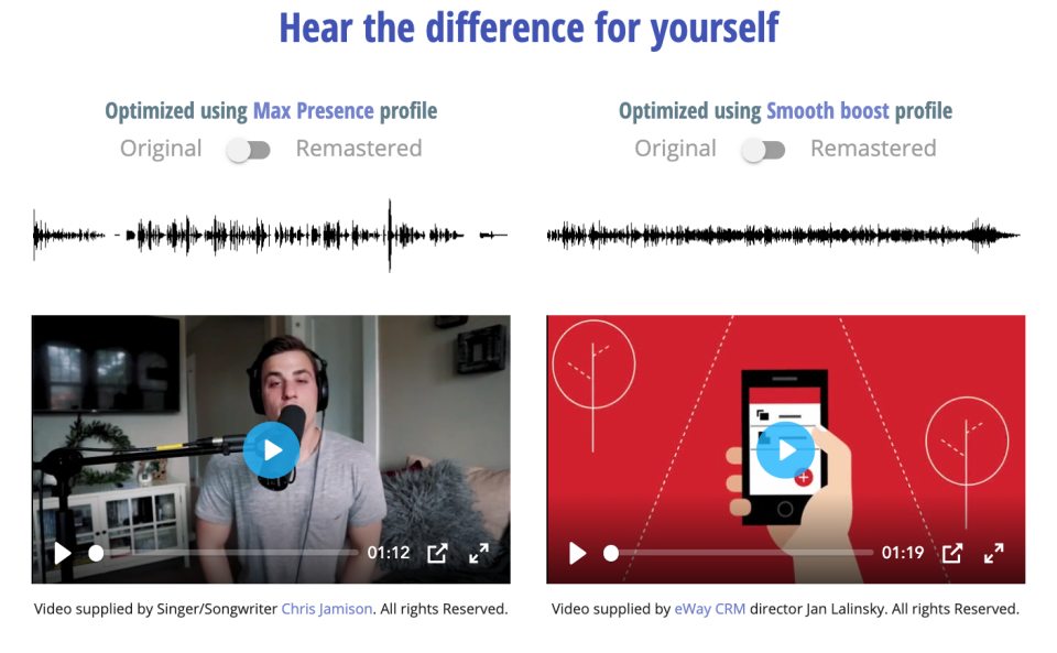 screenshot of ReMasterMedia