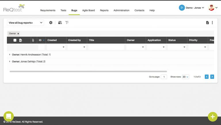 screenshot of ReQtest