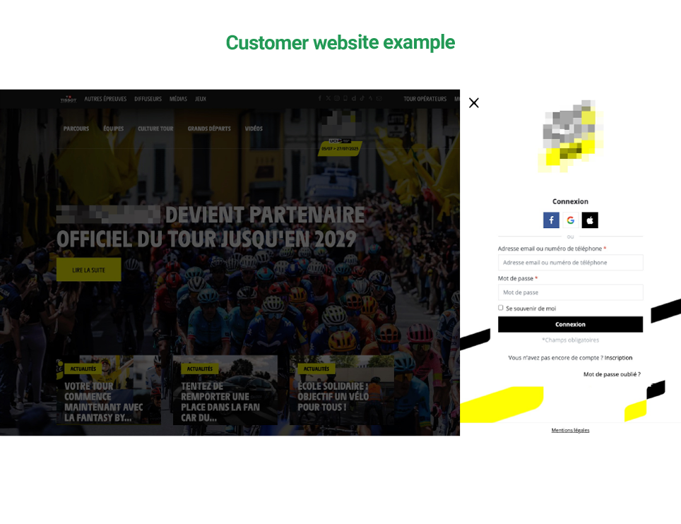screenshot of ReachFive