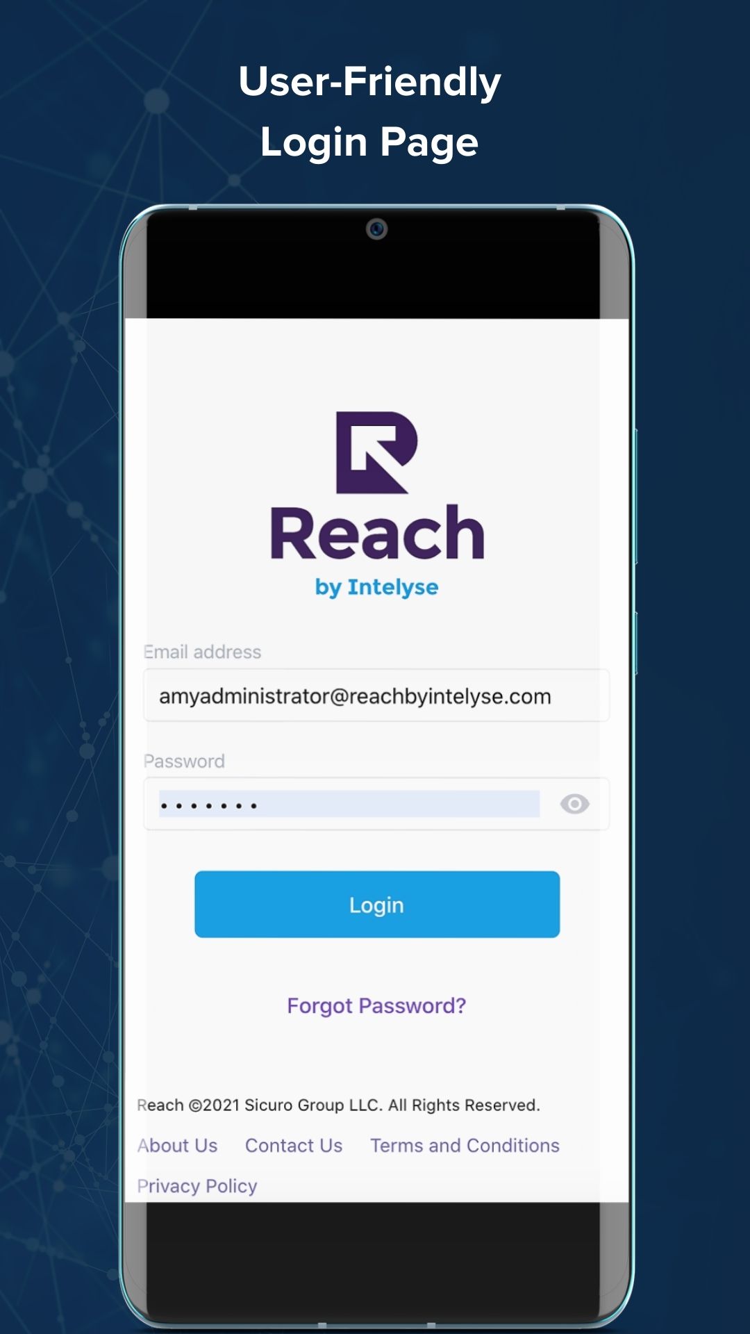 screenshot of ReachYou