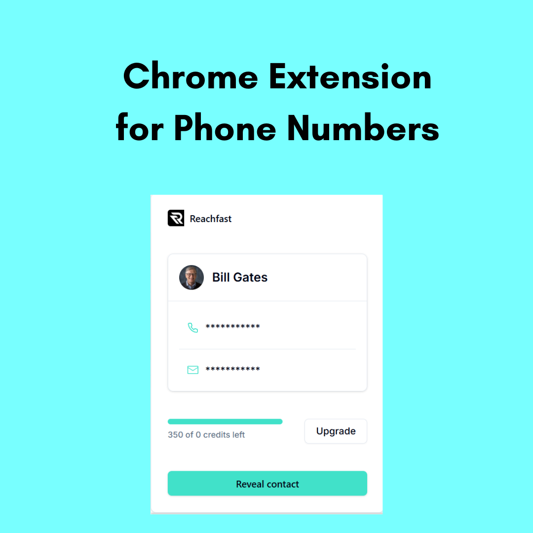 screenshot of Reachfast