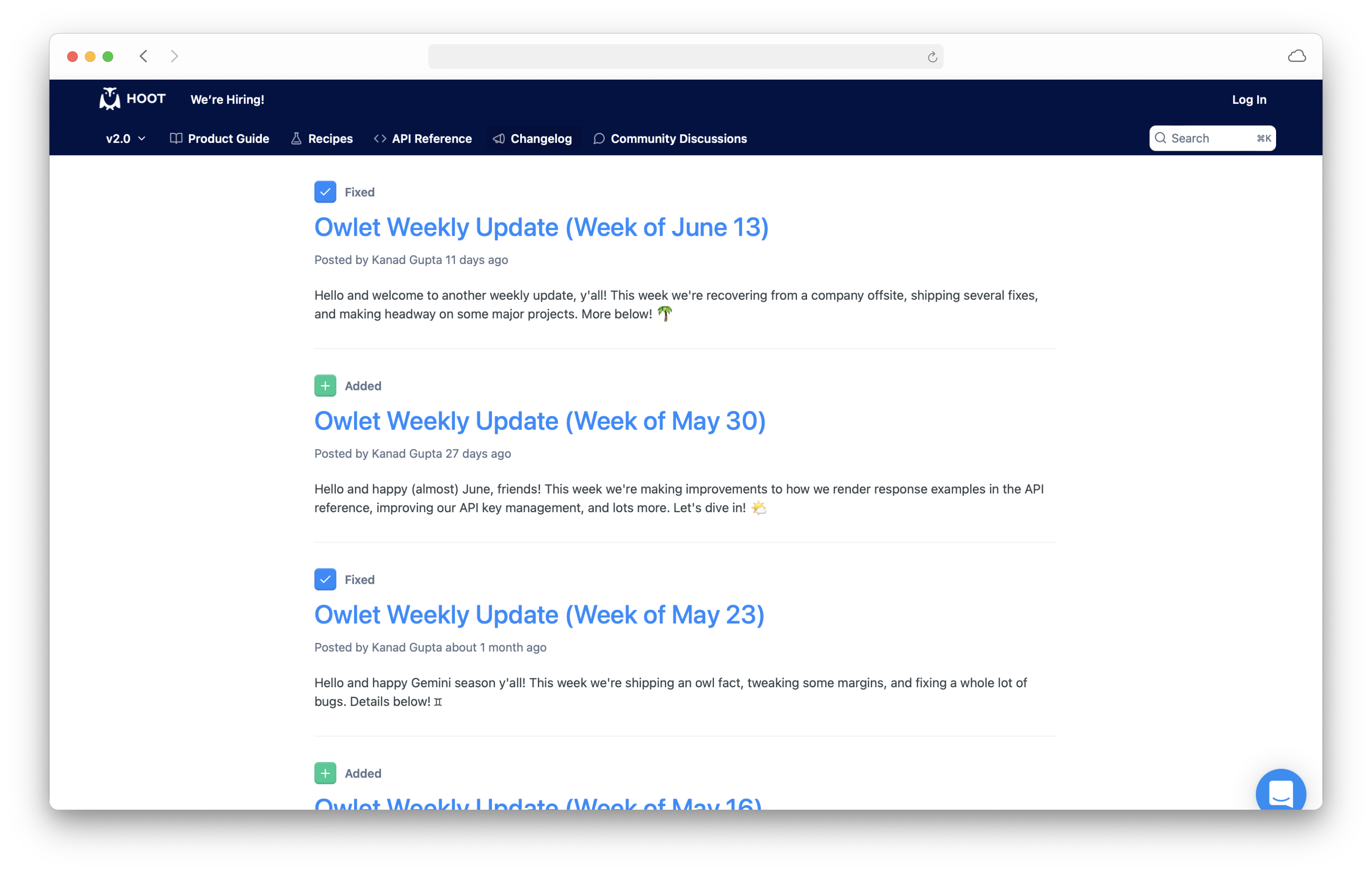 screenshot of ReadMe