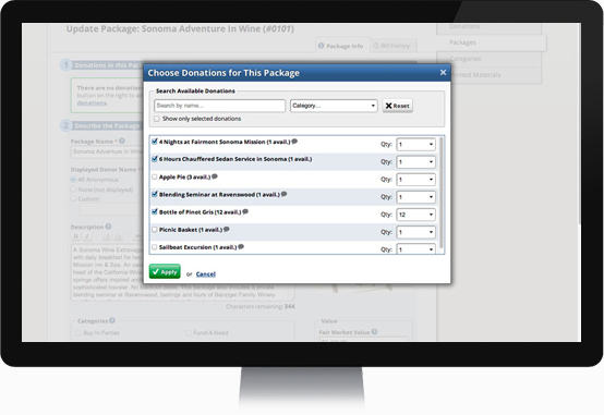 screenshot of ReadySetAuction