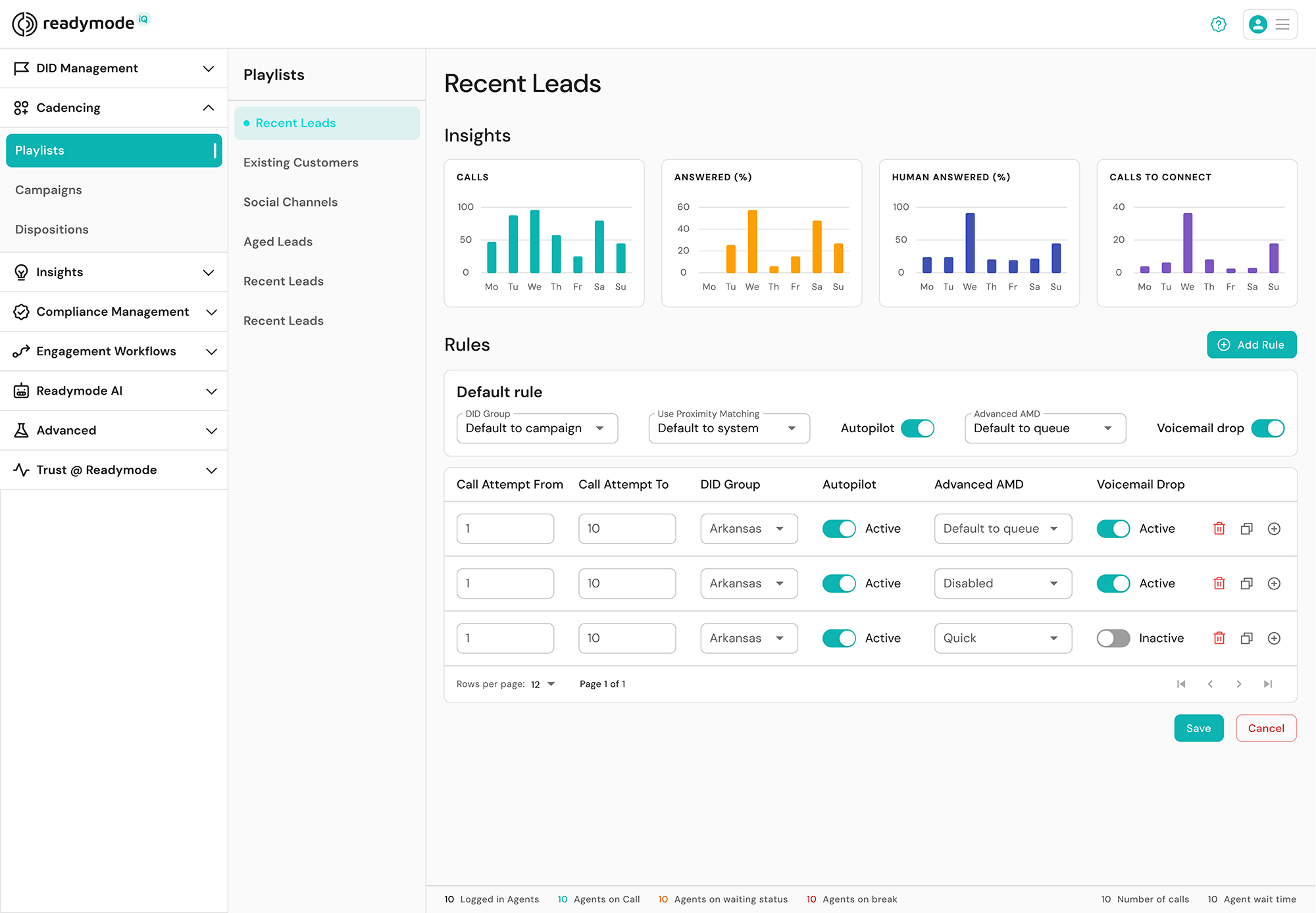 screenshot of Readymode