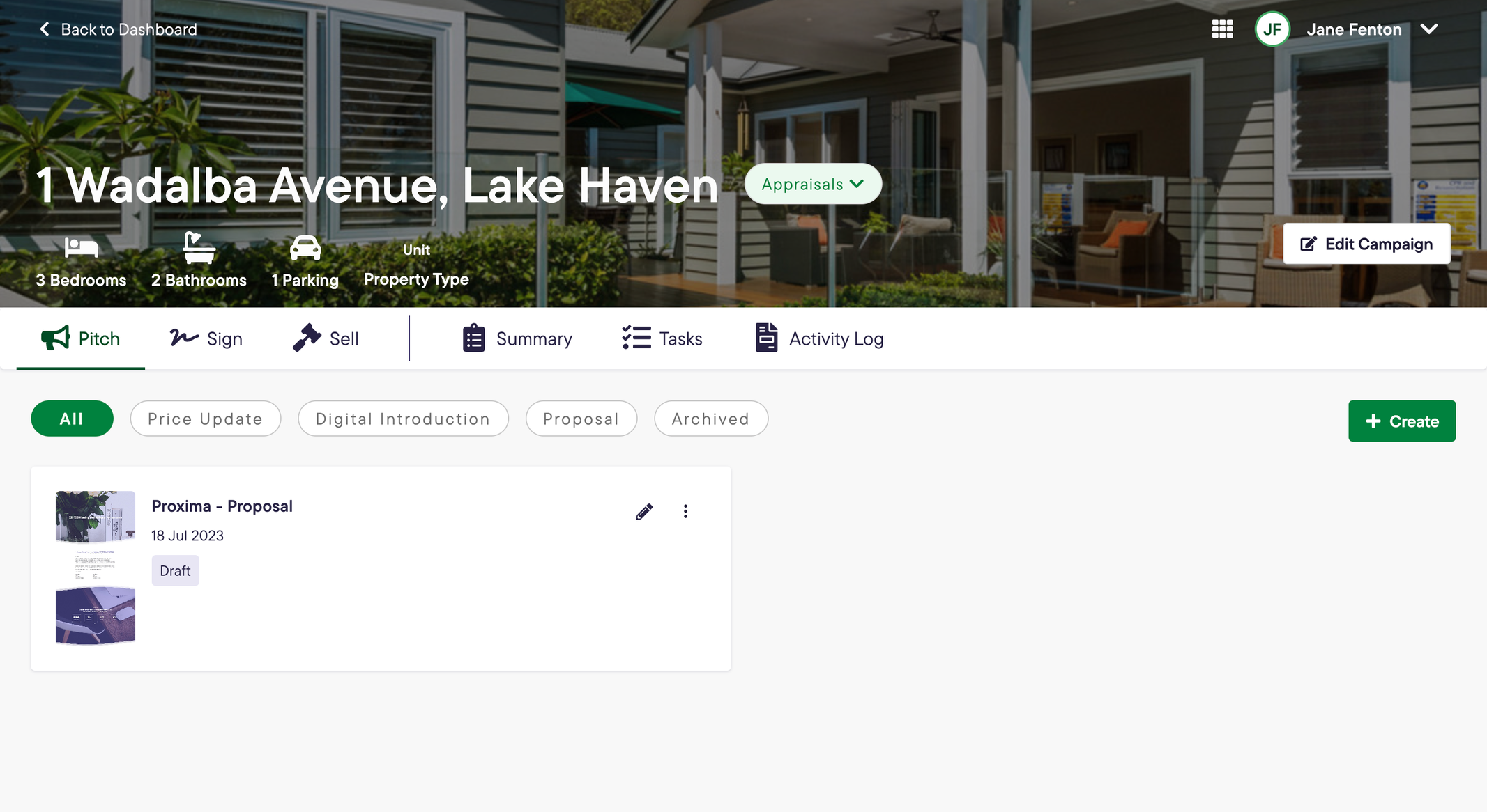 screenshot of Realtair