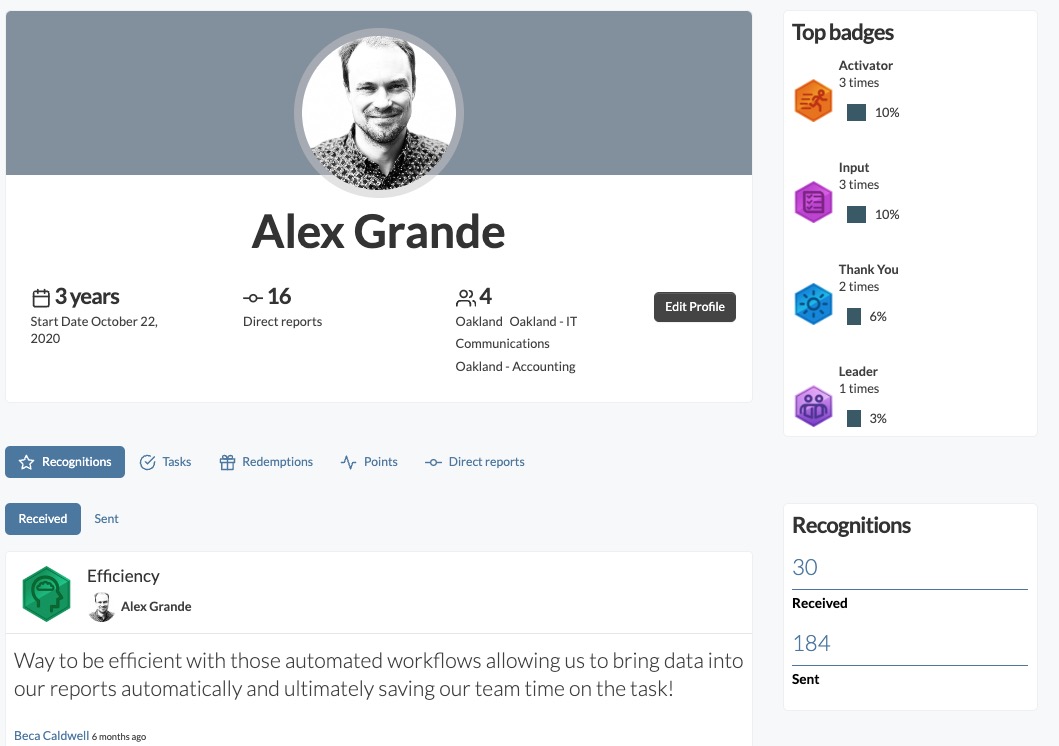 screenshot of Recognize