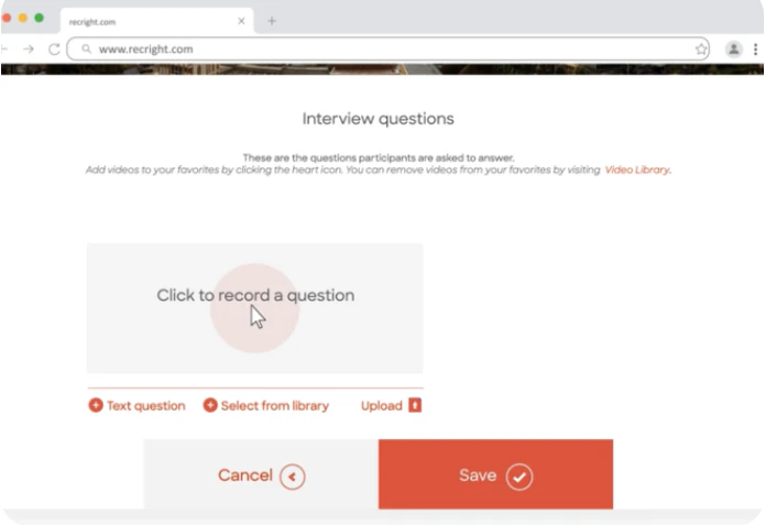 screenshot of Recright