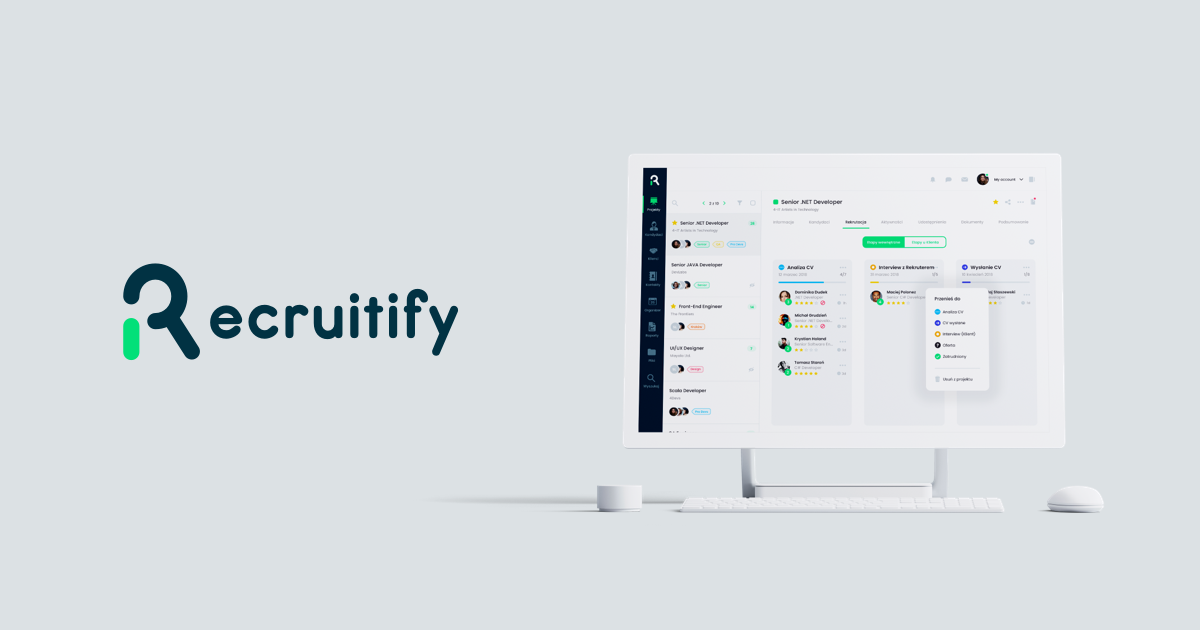 screenshot of Recruitify