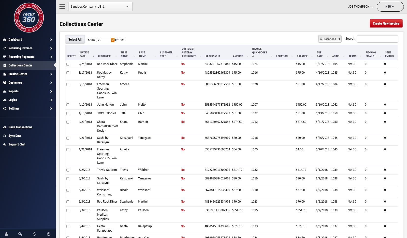 screenshot of Recur360
