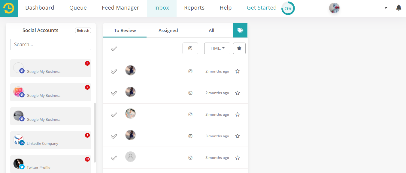 screenshot of RecurPost