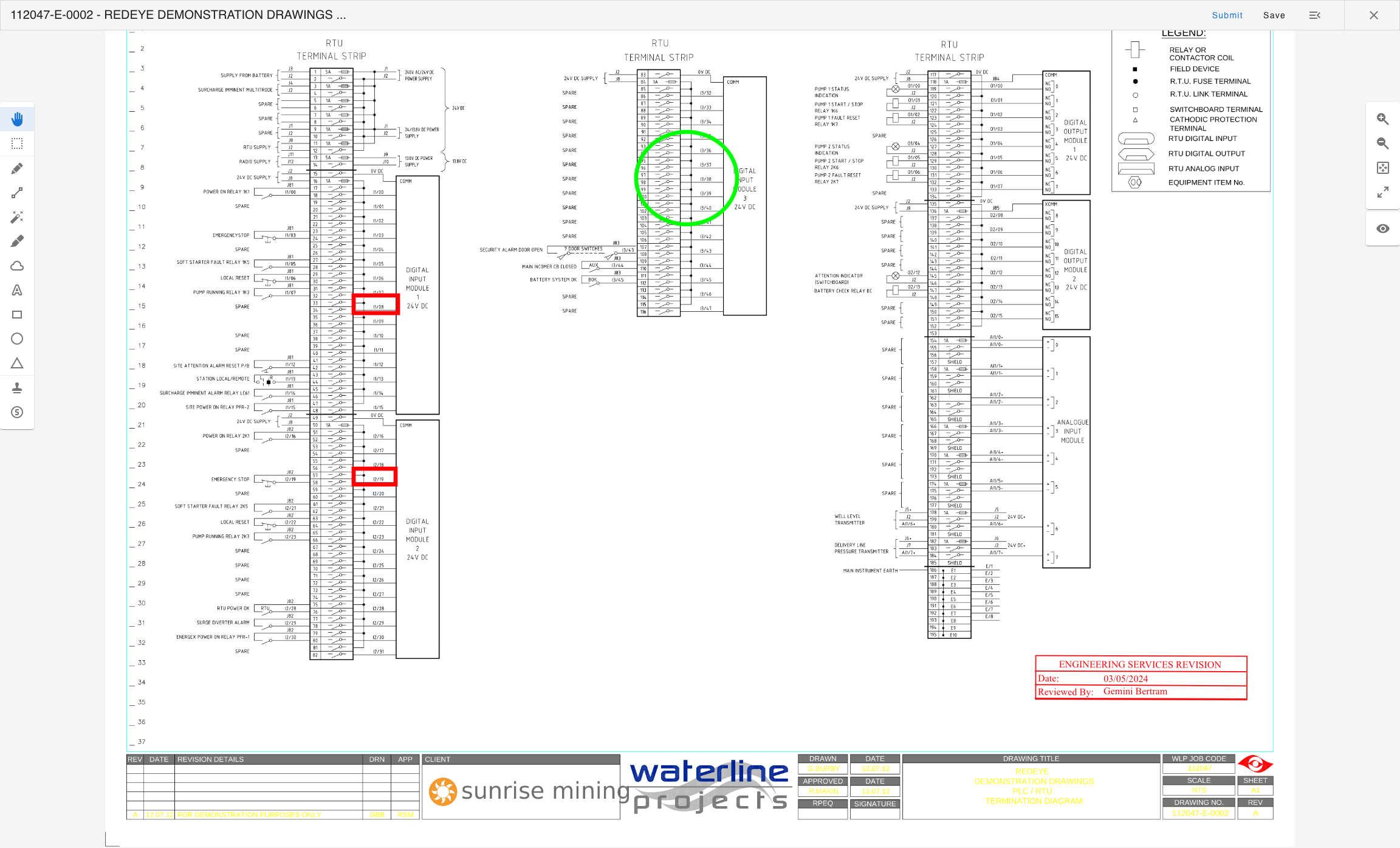 screenshot of RedEye